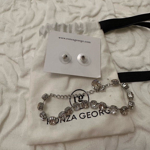 Ronza George Tennis Bracelet and Earrings Set - Picture 5 of 5
